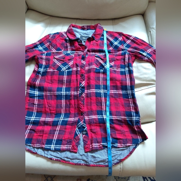 NWOT ! Rails red blue button down flannel shirt - Picture 7 of 7